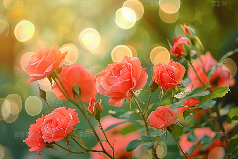 月季花高清藤月素材