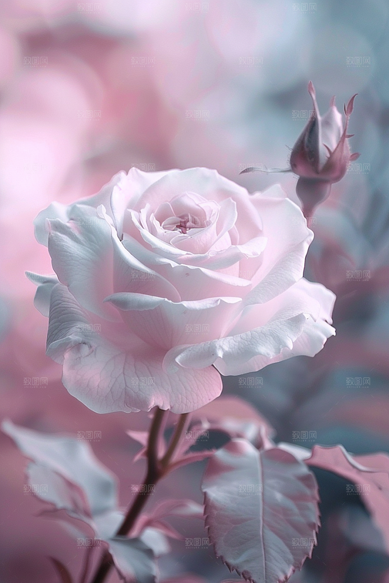 月季花彩色玫瑰素材