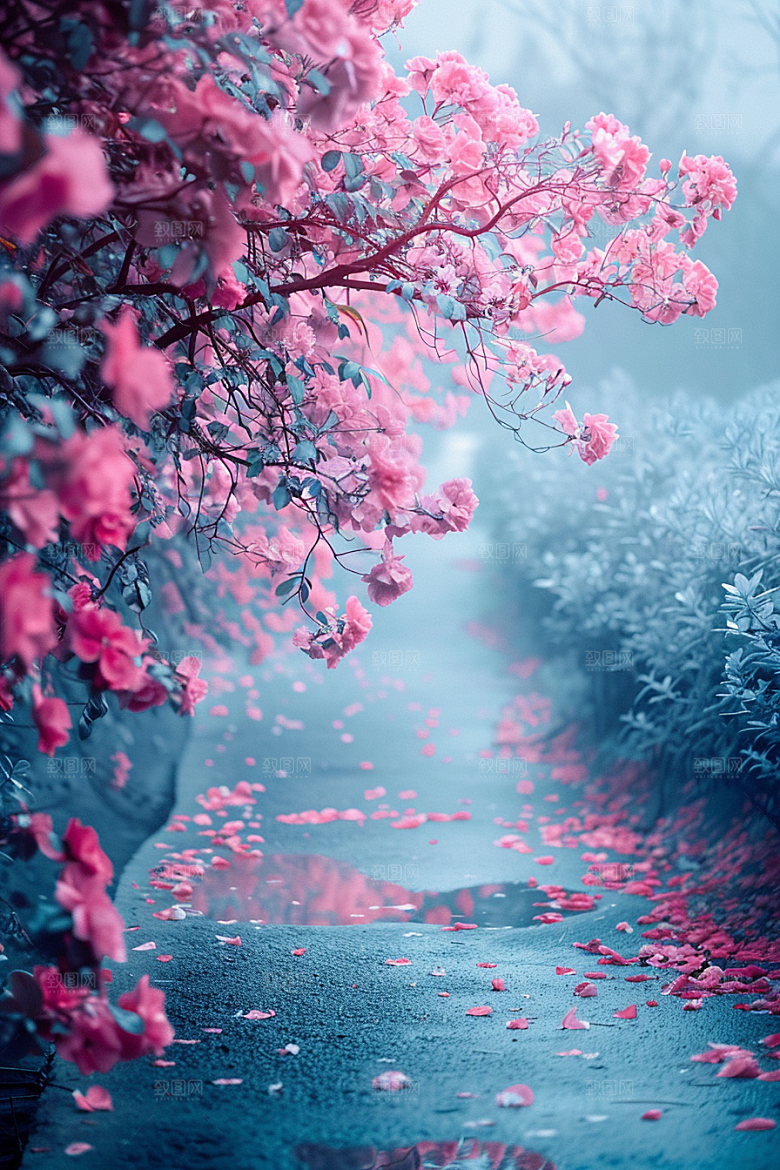 月季花蔷薇藤月素材