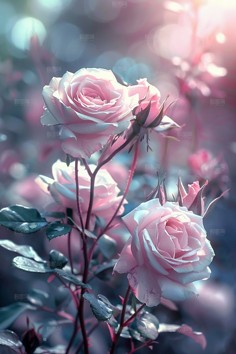 月季花高清花卉素材