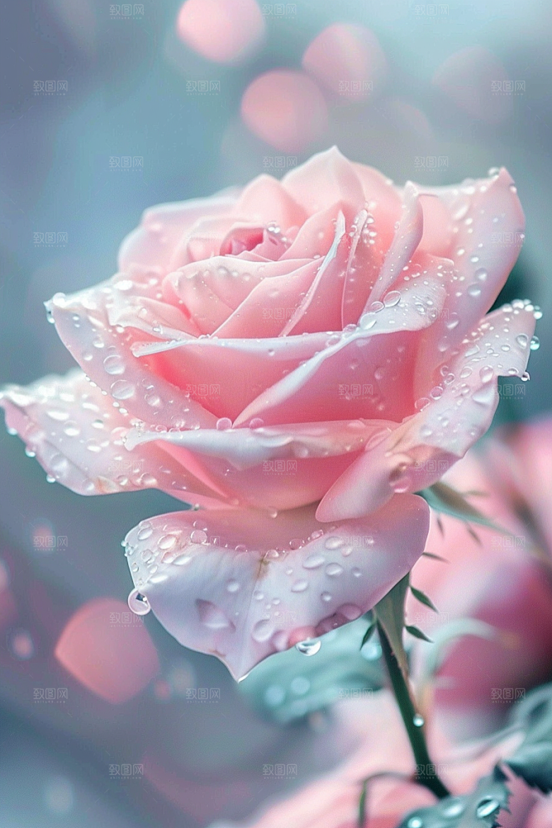 月季花花卉玫瑰素材