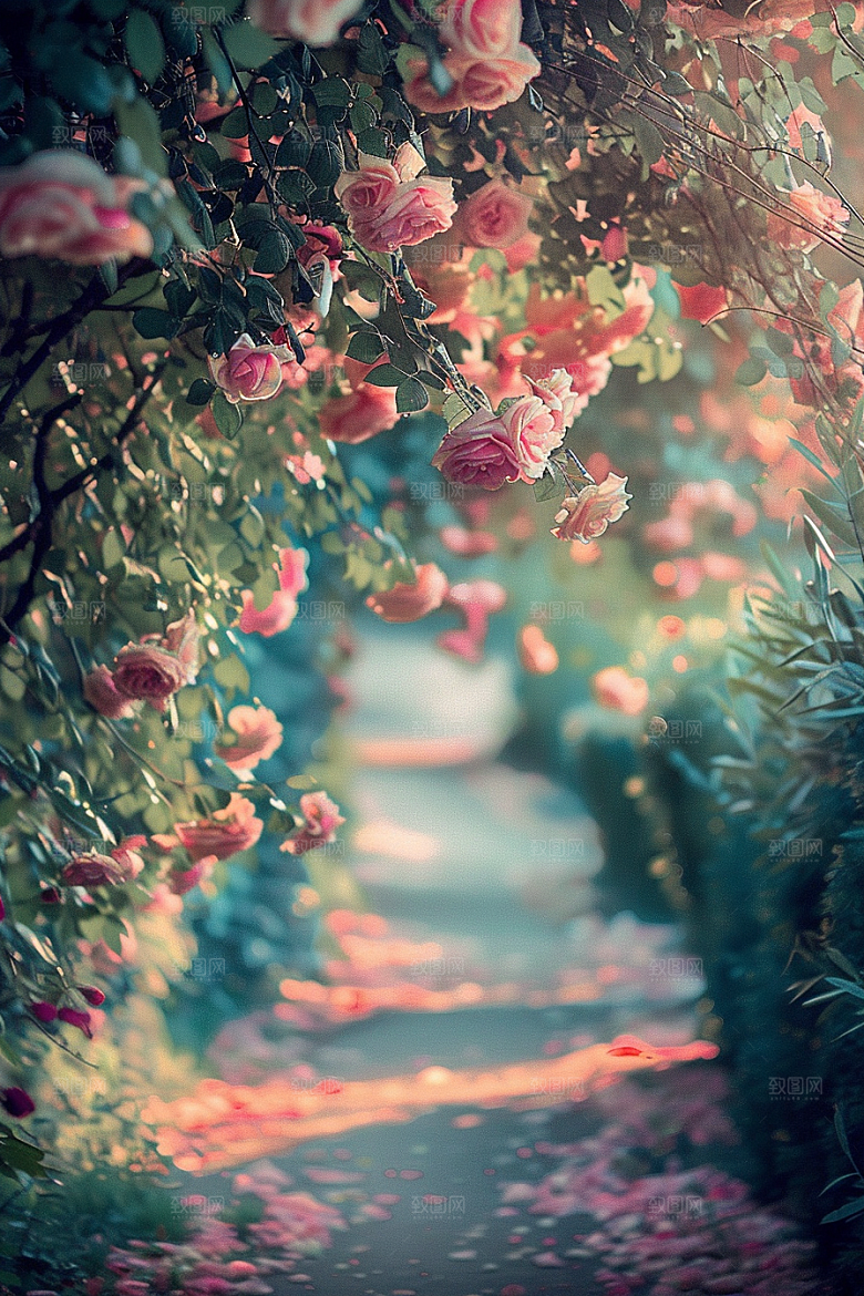 月季花藤月花卉素材