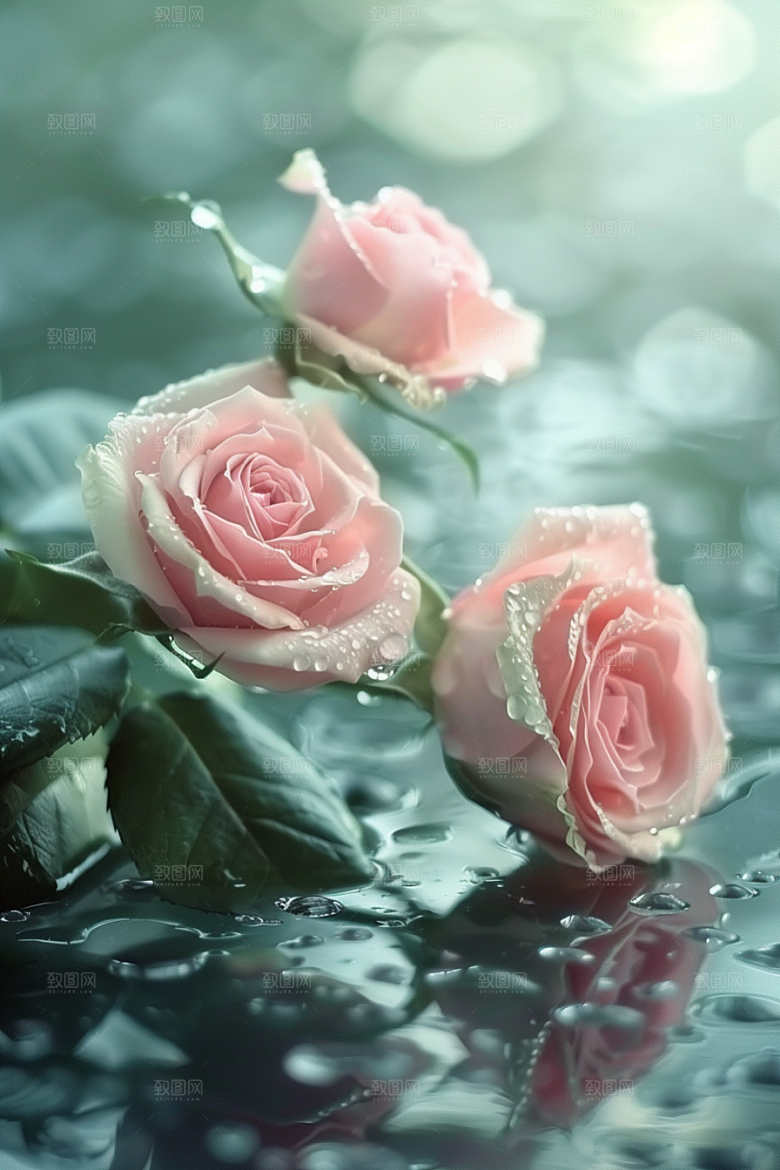 月季花藤月花朵素材