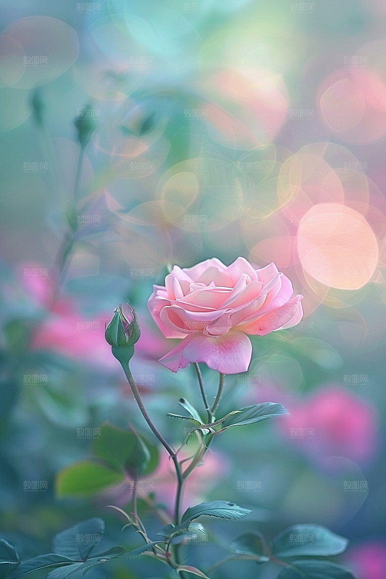 月季花欧月彩色素材