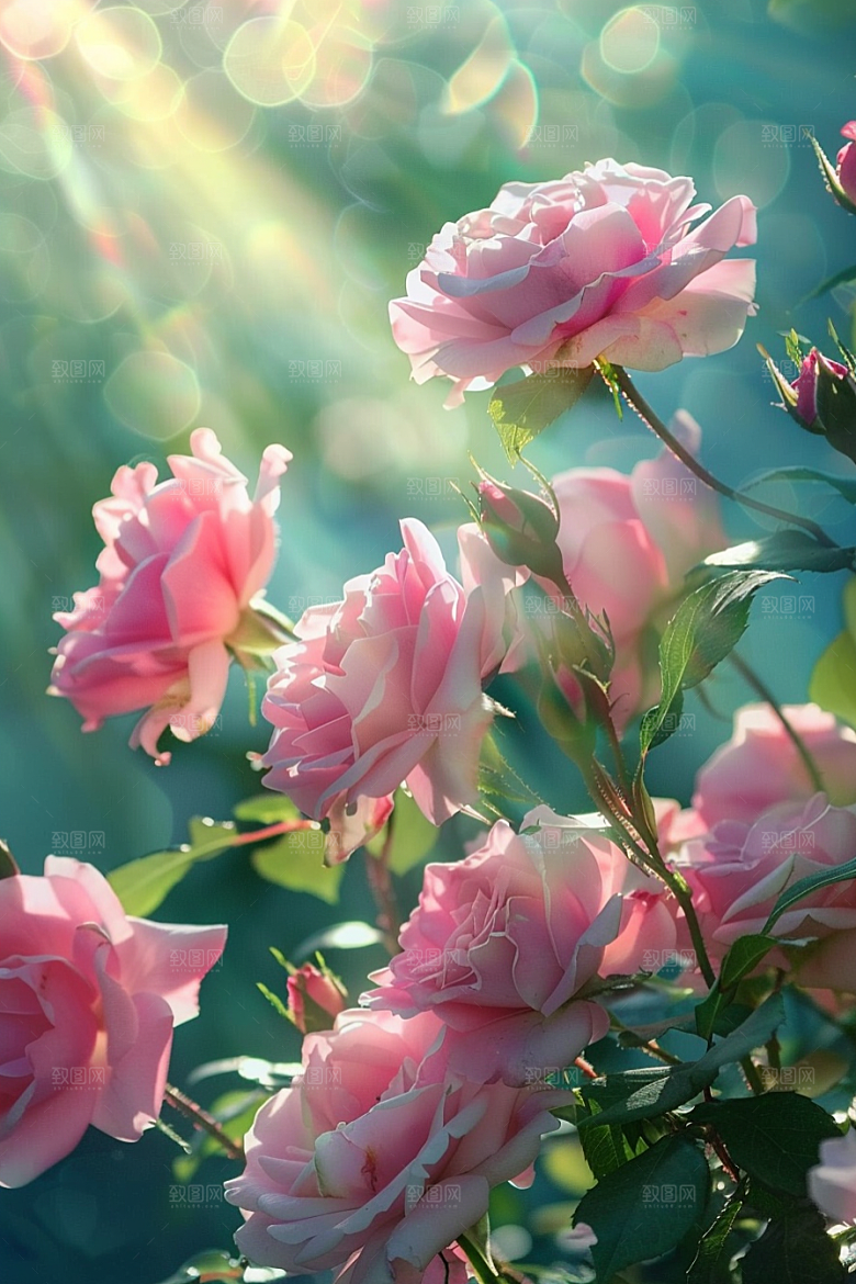月季花花朵高清素材