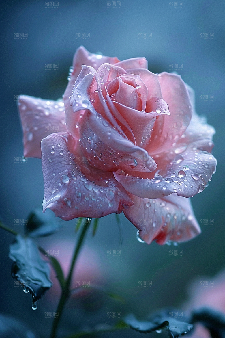 月季花彩色欧月素材
