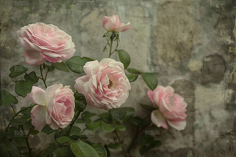 月季花欧月唯美素材