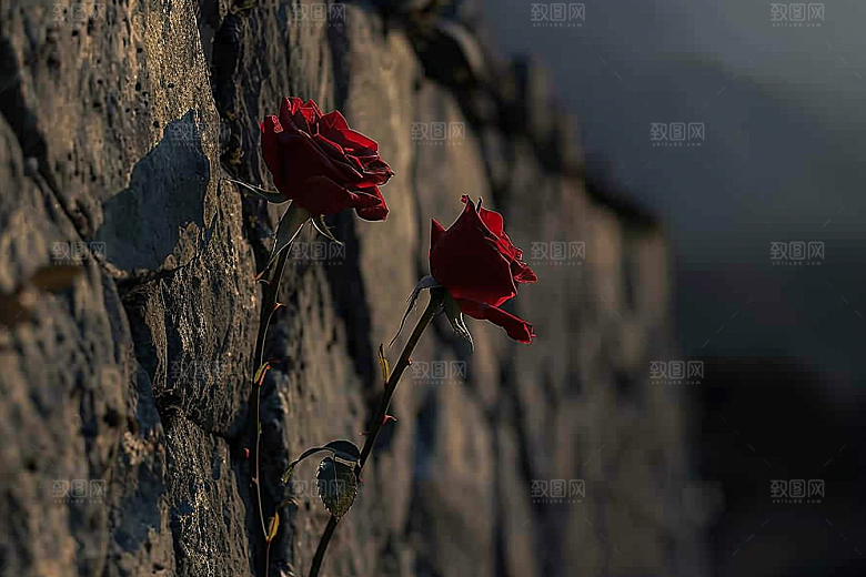 月季花彩色高清素材