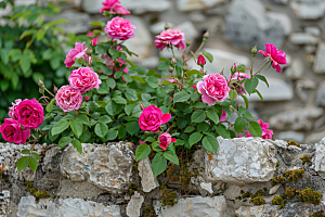 月季花彩色花卉素材