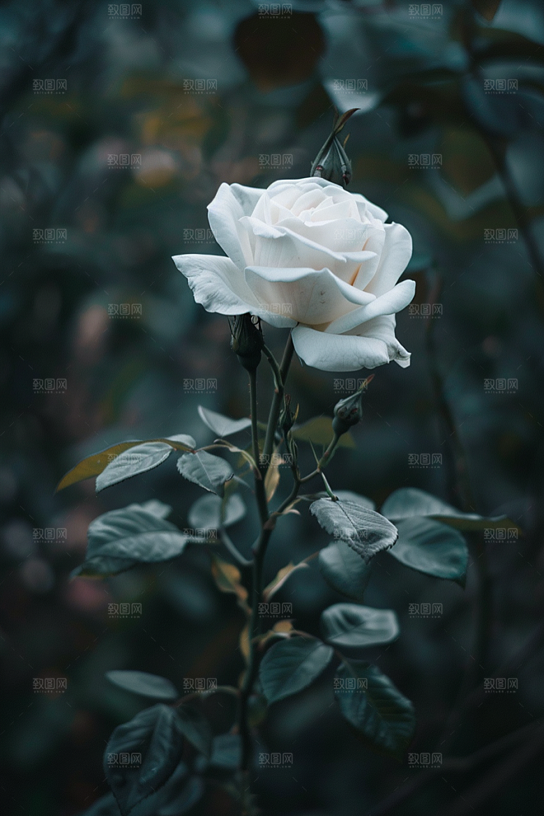 月季花植物彩色素材