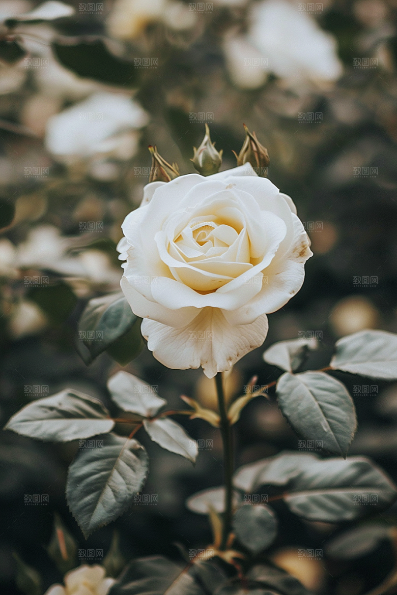 月季花彩色花朵素材