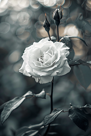 月季花花朵高清素材