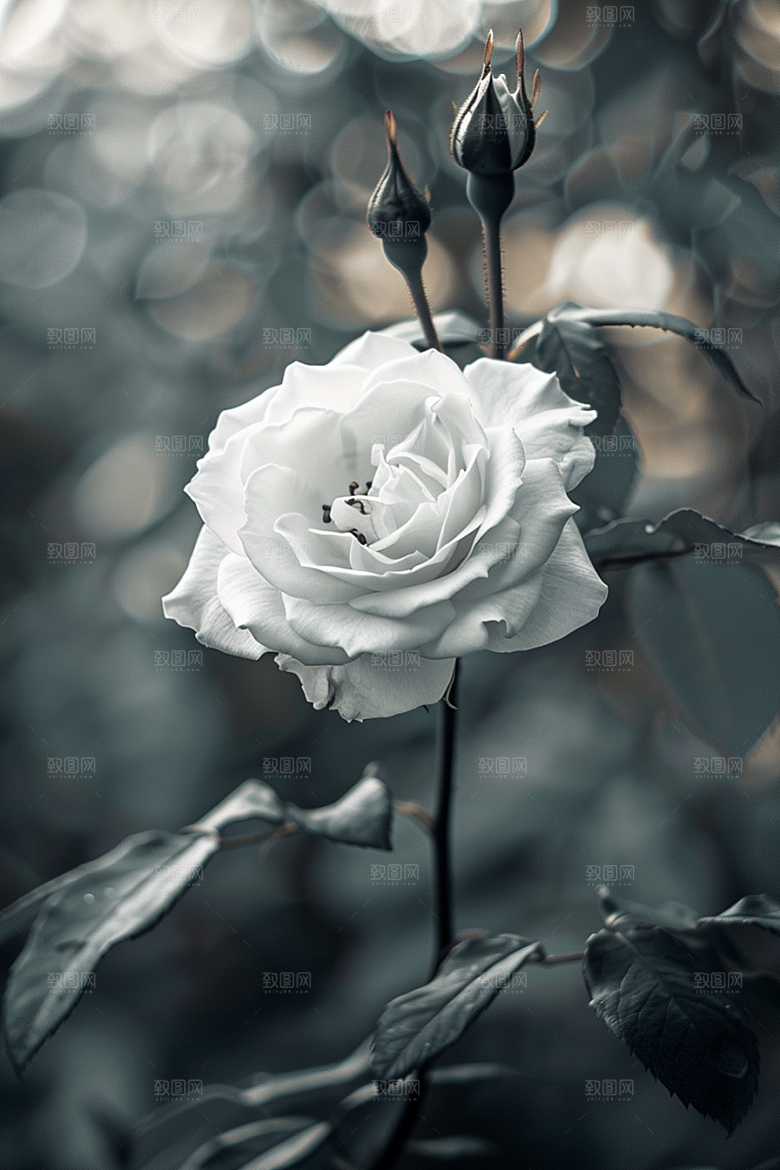 月季花花朵高清素材
