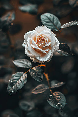 月季花花朵藤月素材