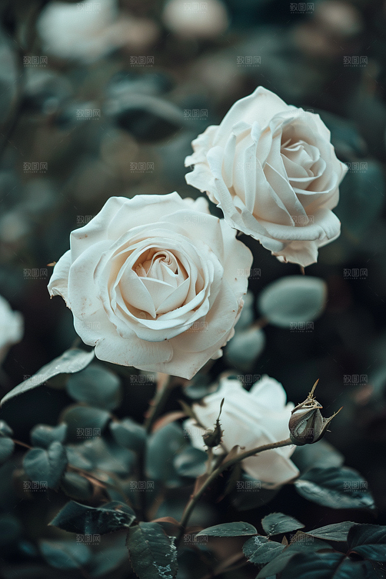 月季花高清藤月素材