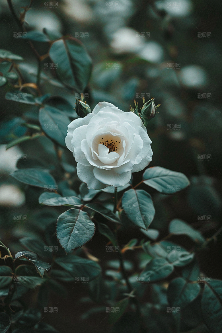 月季花植物唯美素材