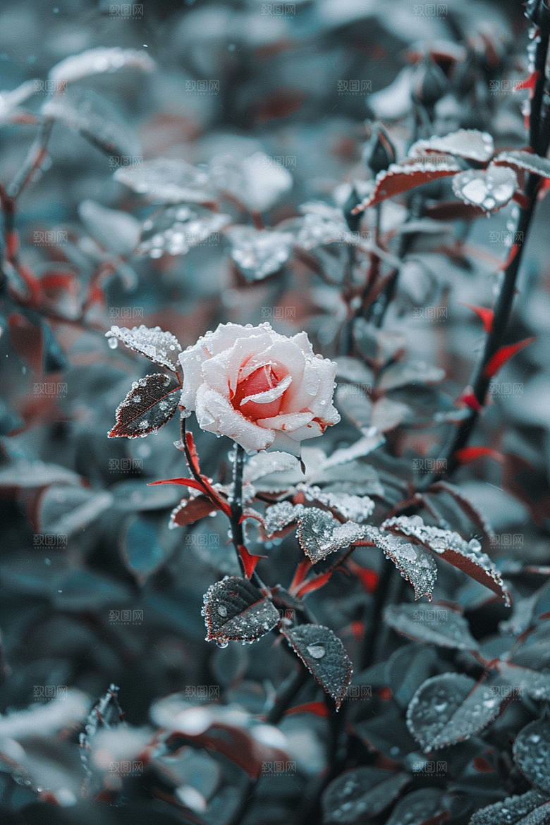 月季花彩色高清素材