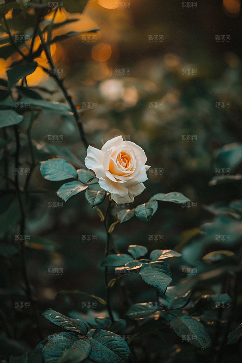 月季花蔷薇欧月素材