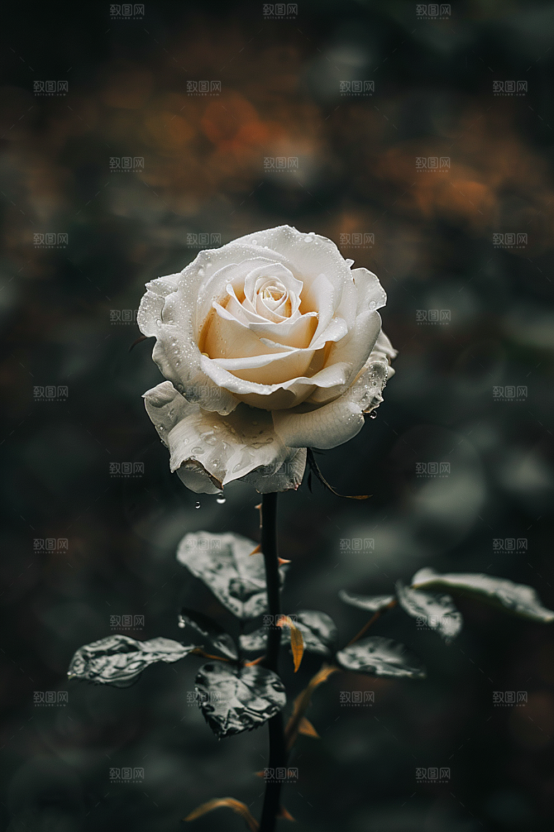 月季花蔷薇藤月素材