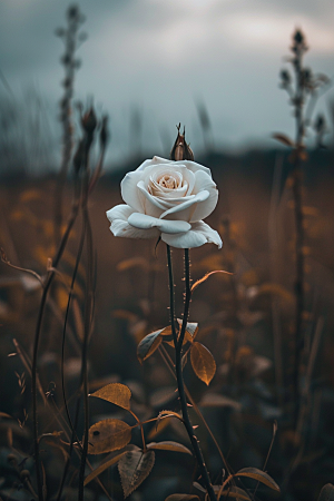 月季花高清藤月素材