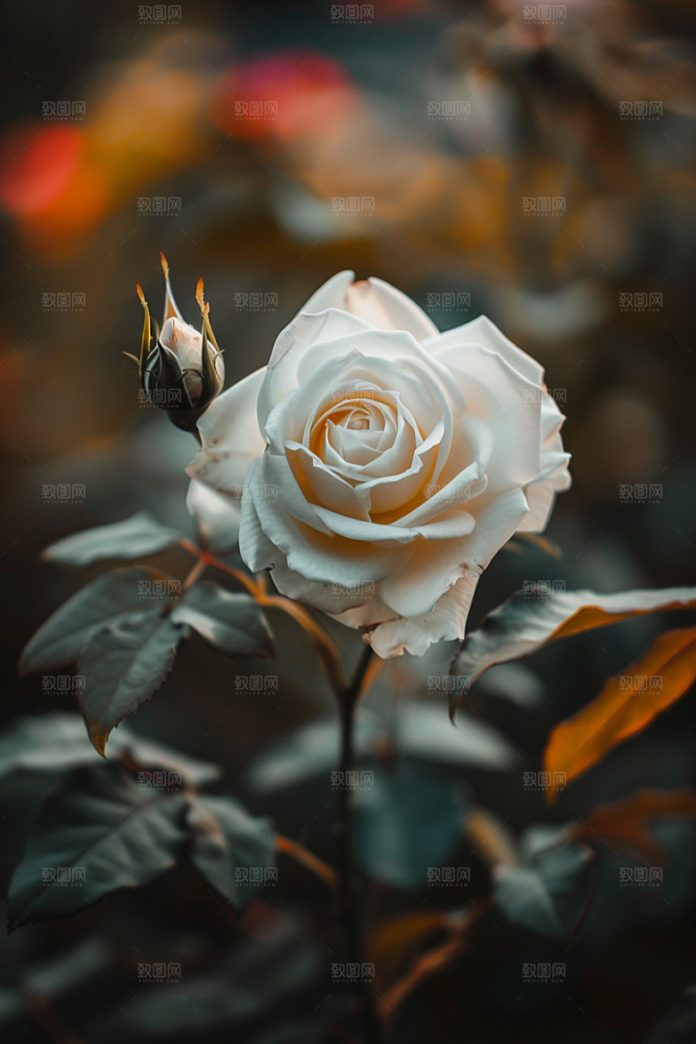 月季花花卉藤月素材