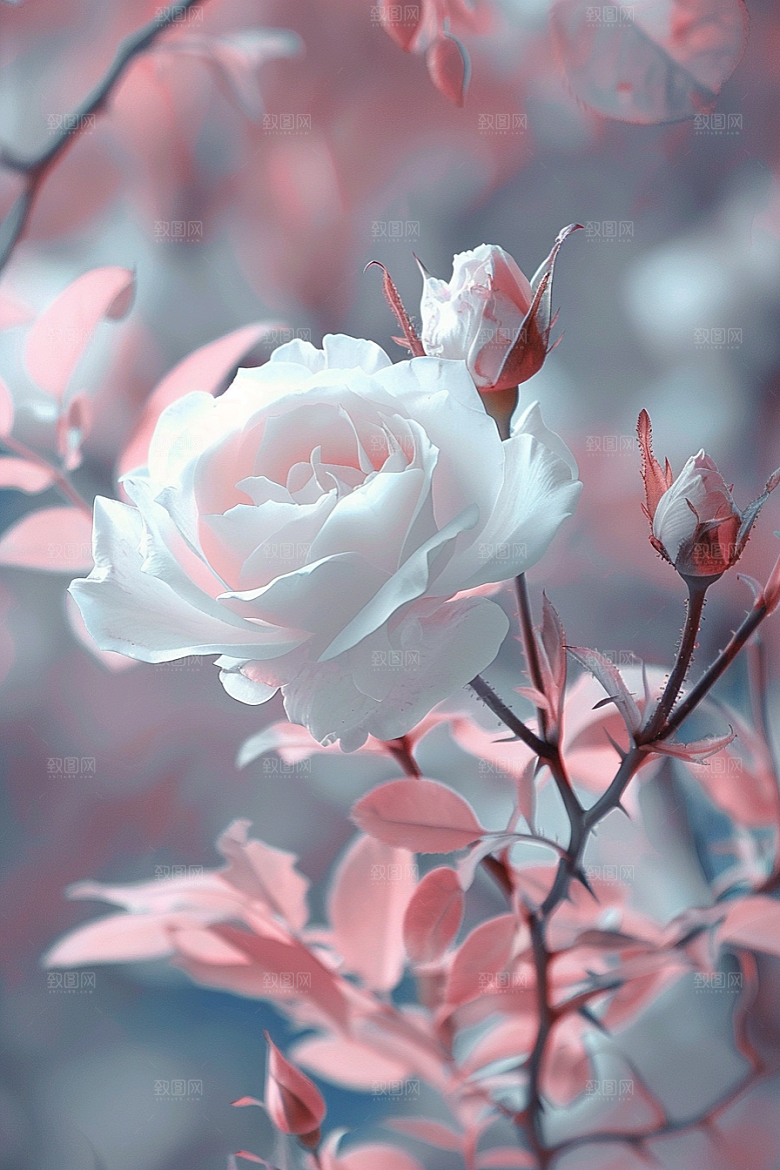 月季花蔷薇玫瑰素材