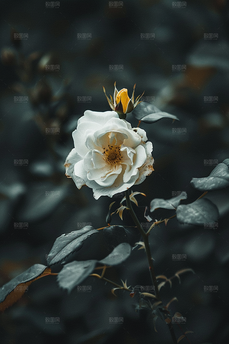月季花欧月彩色素材
