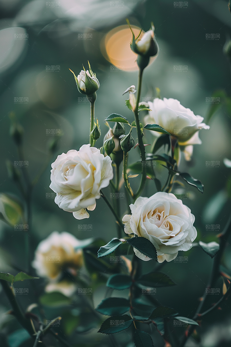 月季花唯美植物素材