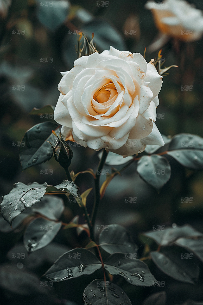 月季花花朵植物素材