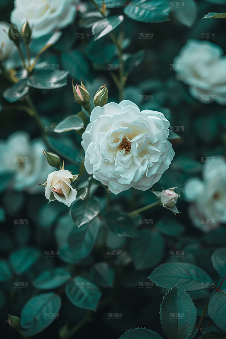 月季花欧月植物素材