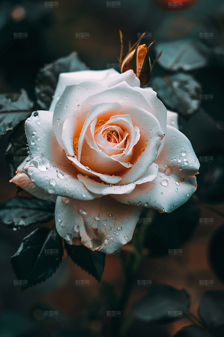 月季花花朵彩色素材
