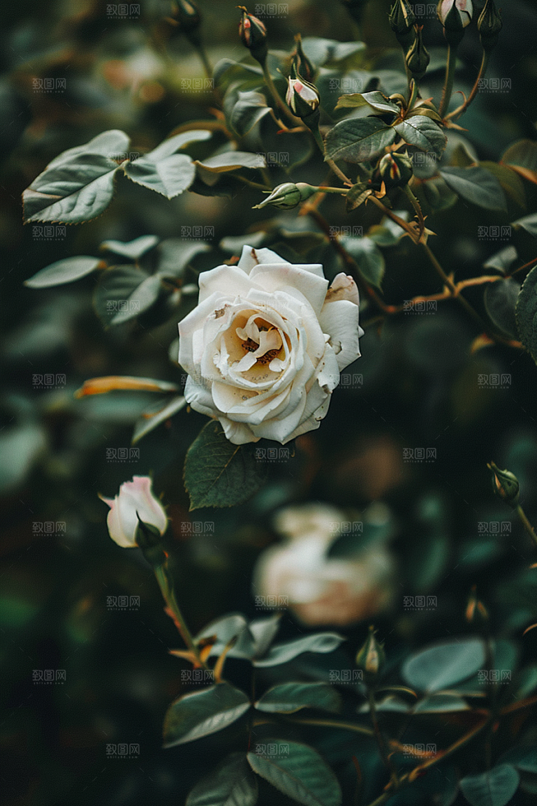 月季花蔷薇花朵素材