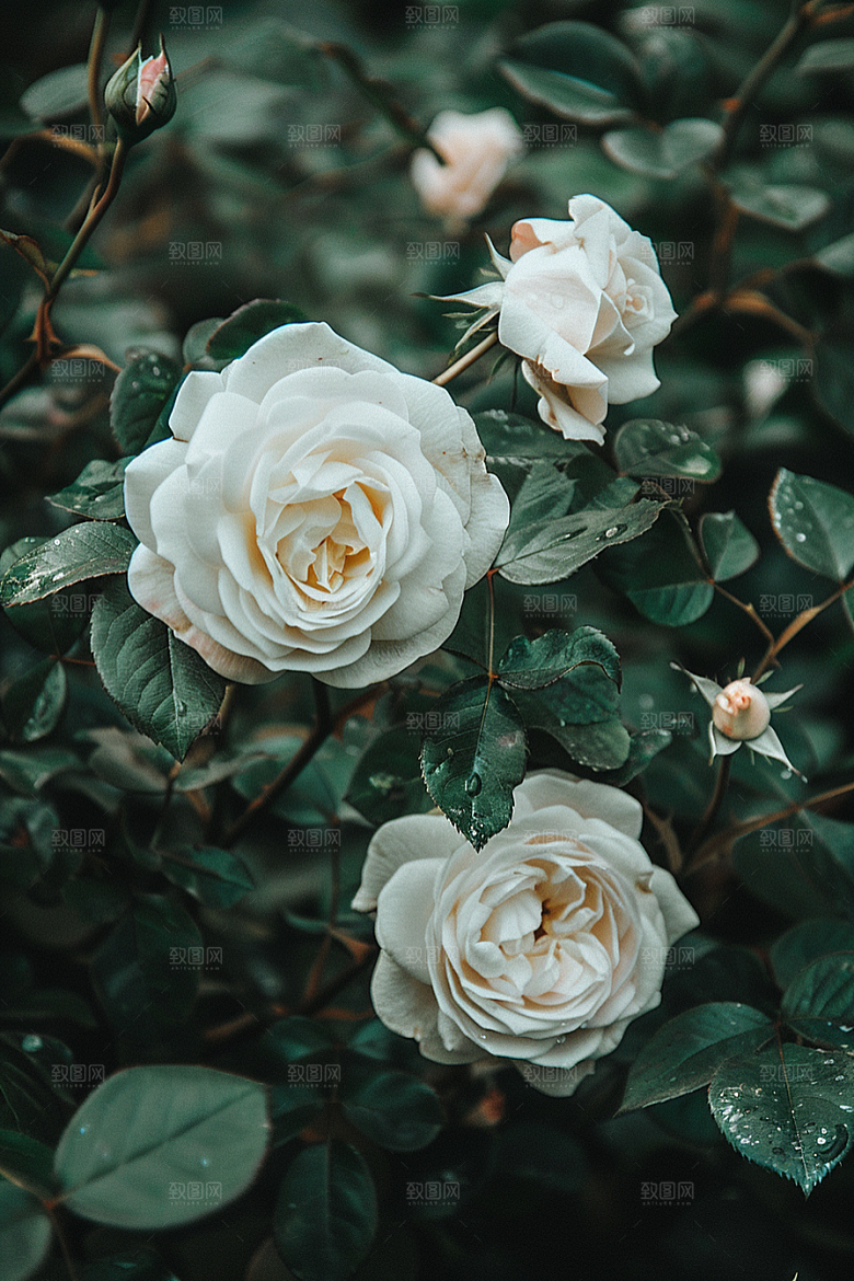 月季花唯美玫瑰素材