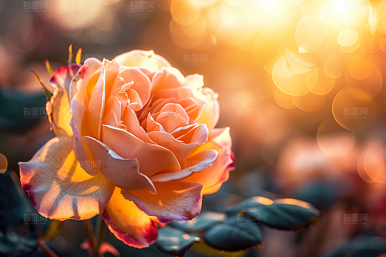 月季花彩色欧月素材