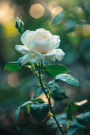 月季花花朵彩色素材