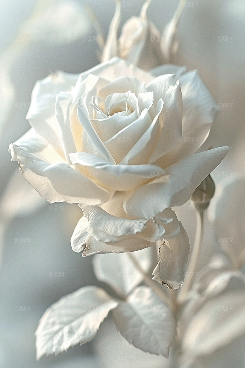 月季花彩色花朵素材