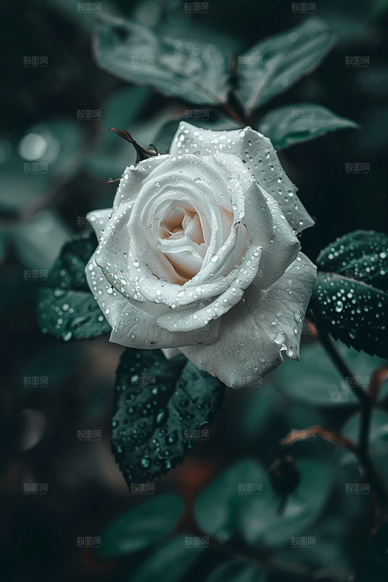 月季花唯美花朵素材