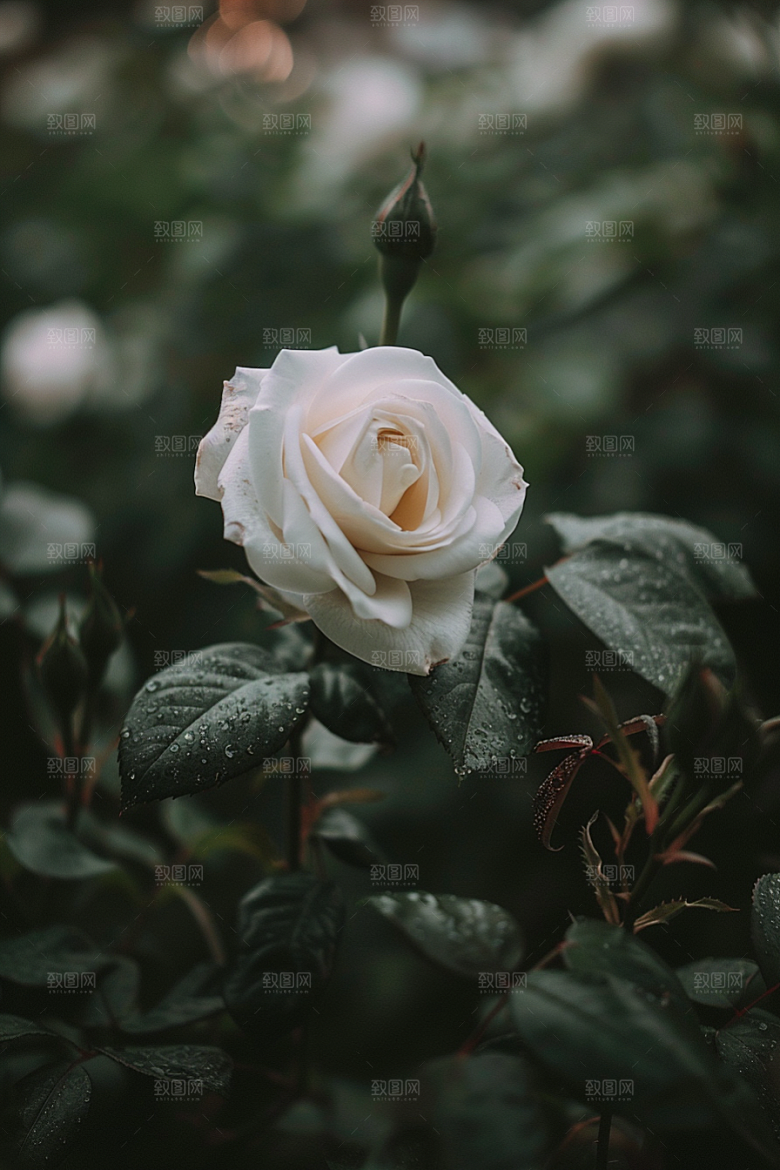 月季花藤月高清素材