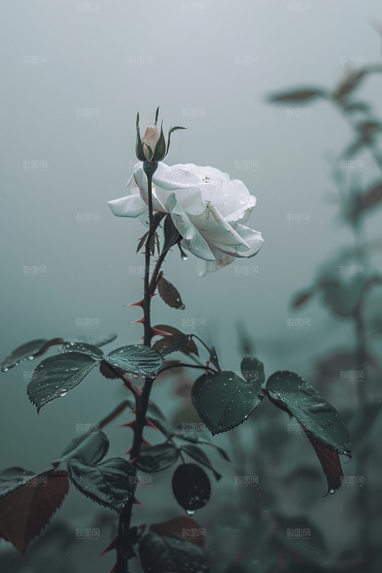 月季花彩色欧月素材