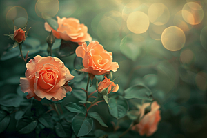 月季花蔷薇花朵素材