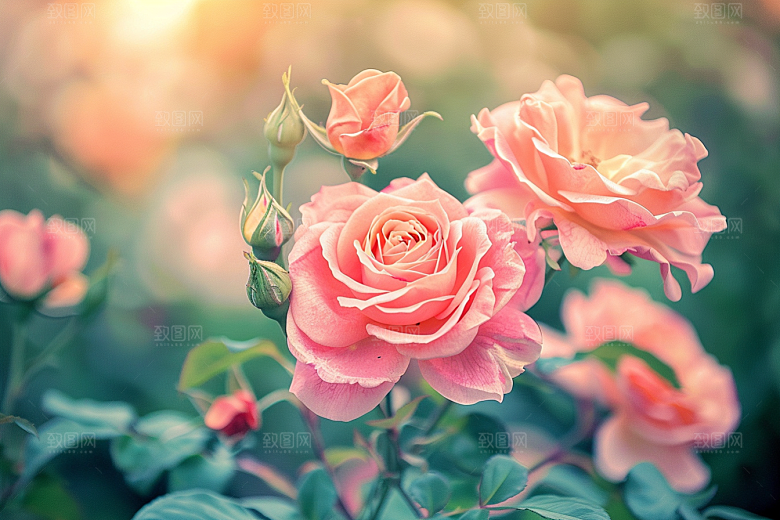 月季花欧月花朵素材
