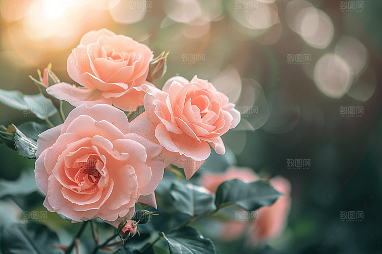月季花藤月花朵素材