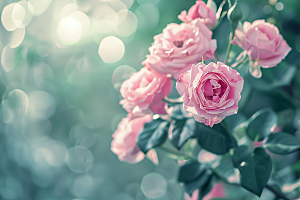 月季花玫瑰彩色素材