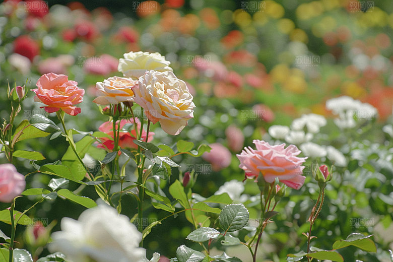 月季花唯美玫瑰素材