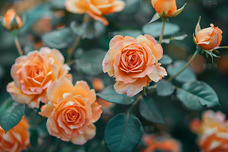 月季花玫瑰唯美素材