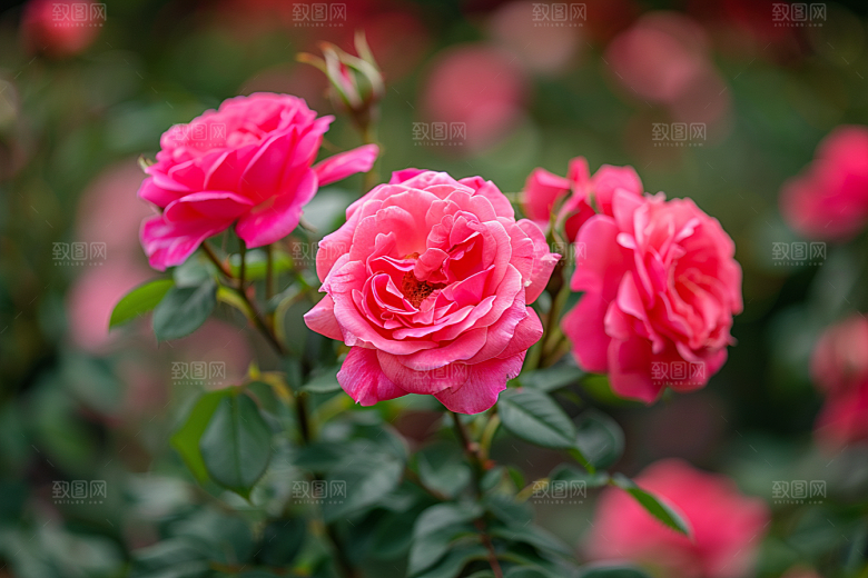 月季花花卉藤月素材