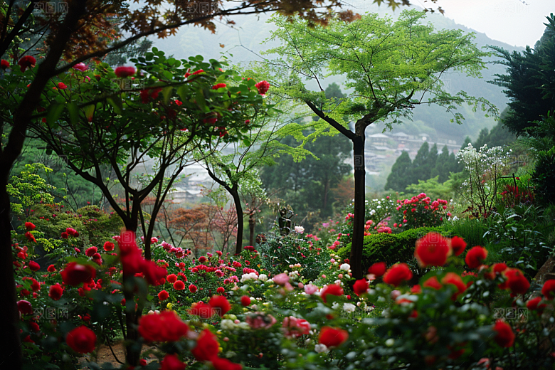 月季花欧月唯美素材