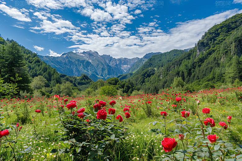 月季花玫瑰高清素材