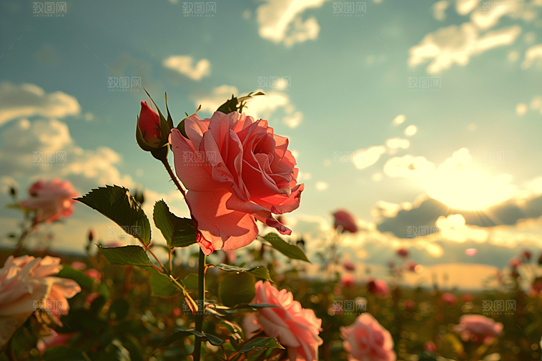 月季花欧月高清素材