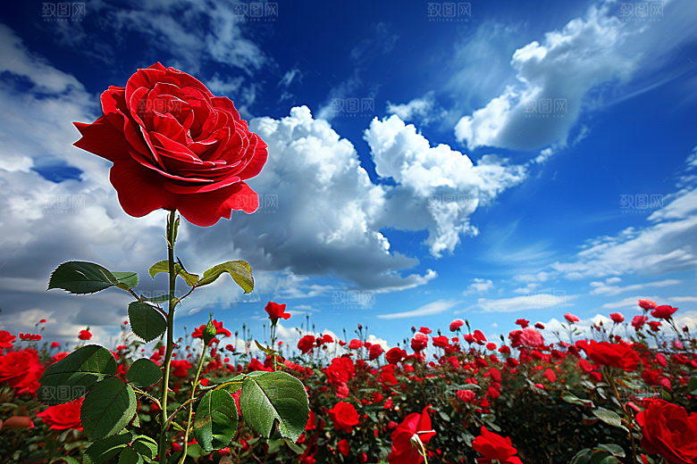 月季花高清藤月素材